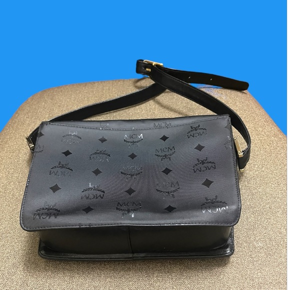 MCM black shoulder bag VINTAGE - Picture 2 of 11
